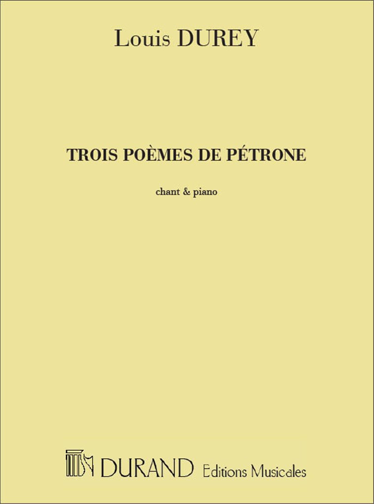 Trois Poemes De Petrone